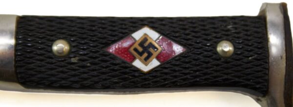 Hitler Youth Knife with Engravings and Scabbard in Original Condition