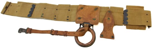 Rock Island Arsenal Experimental Gun Belt, Cavalry Rifle Scabbard Manufactured 1917
