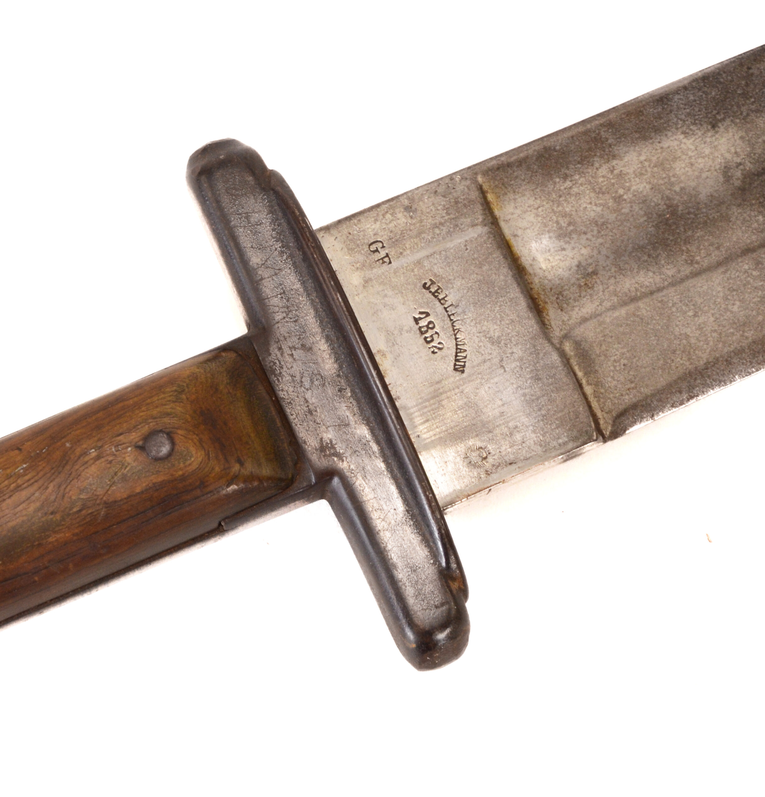 Antique Confederate 1800's Short Sword Manufactured by J.E. Bleckmann - Image 7