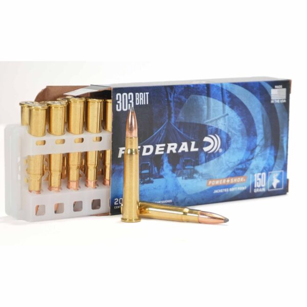 Federal Power-Shok Ammunition – .303 British 150gr Jacketed Soft Point (JSP)