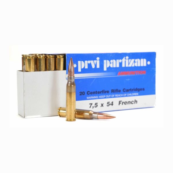 Prvi Partizan Ammunition – 7.5x54mm French 139gr Full Metal Jacket (FMJ)