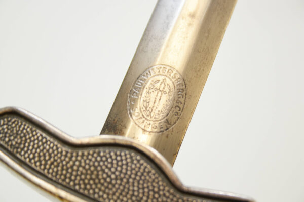 WW2 German Luftwaffe Officer's Dress Dagger with Original Scabbard and Hanger German 2nd Model - Image 5