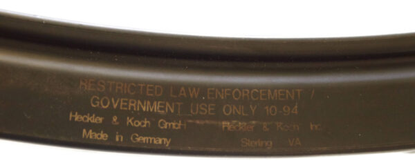 HK MP5 30rd Magazine 9mm LEO / Military Markings Original - Image 4