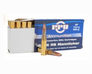 Prvi Partizan Ammunition – 8x56mmR Mannlicher 208gr Full Metal Jacket (FMJ)