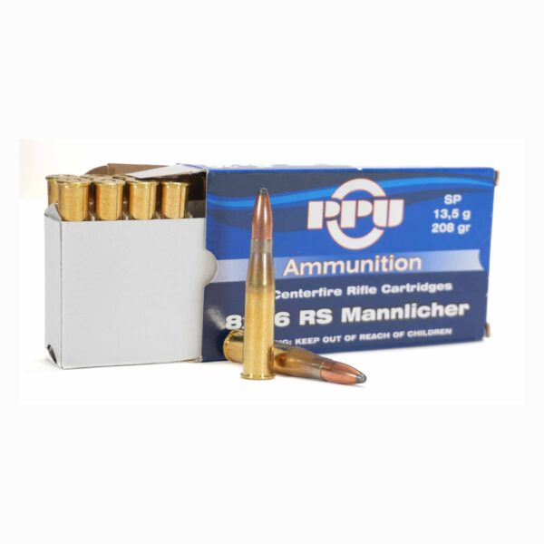 Prvi Partizan Ammunition – 8x56mmR Mannlicher 208gr Full Metal Jacket (FMJ)