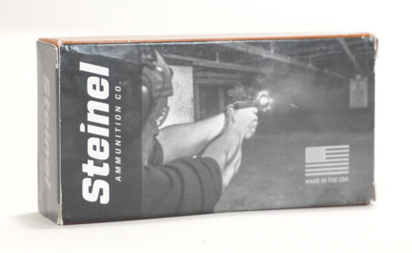 Steinel Ammunition – 9mm Glisenti 124gr Full Metal Jacket (FMJ)