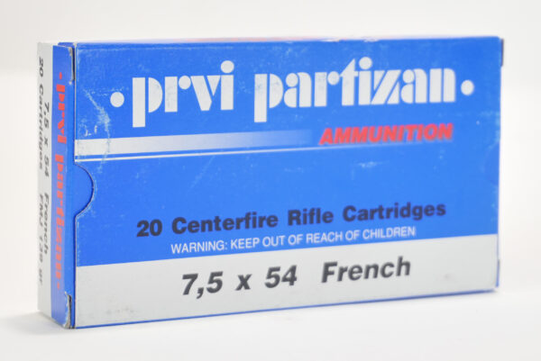 Prvi Partizan Ammunition – 7.5x54mm French 139gr Full Metal Jacket (FMJ)