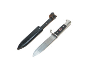 K. & Co. Hitler Youth Knife WWII Early Motto and Scabbard in Original Condition