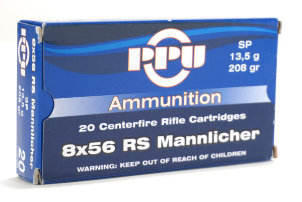 Prvi Partizan Ammunition – 8x56mmR Mannlicher 208gr Full Metal Jacket (FMJ)