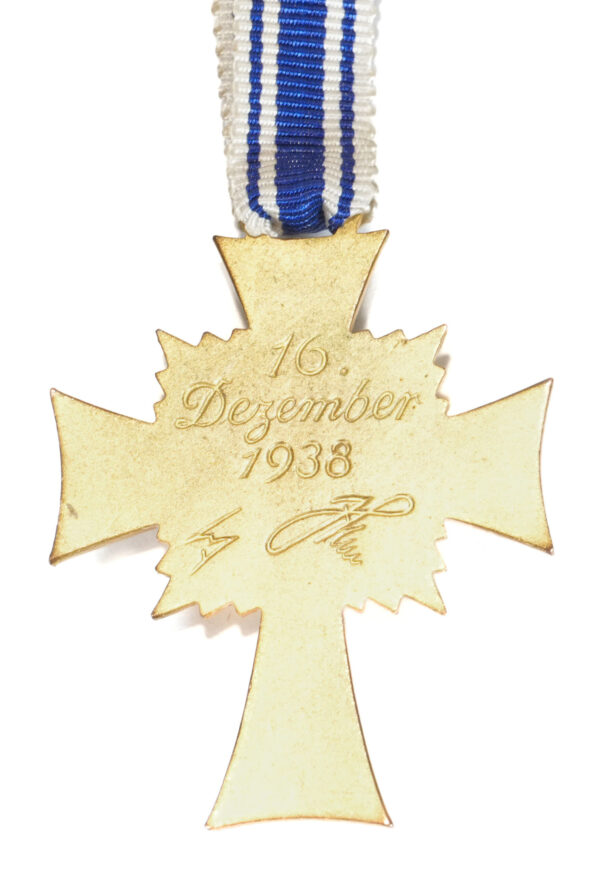 Mother’s Cross - Gold German WWII Der Deutschen Mutter