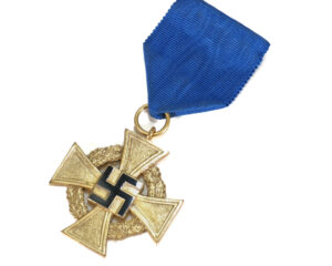 German 40 Years Faithful Civil Service Medal Original GOLD