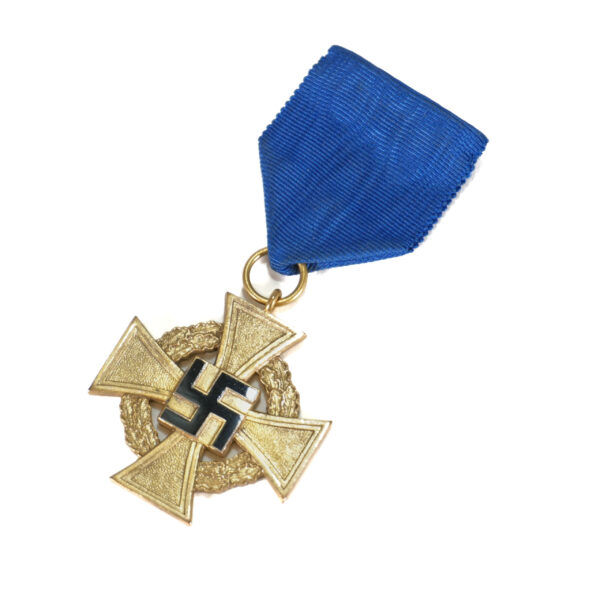 German 40 Years Faithful Civil Service Medal Original GOLD
