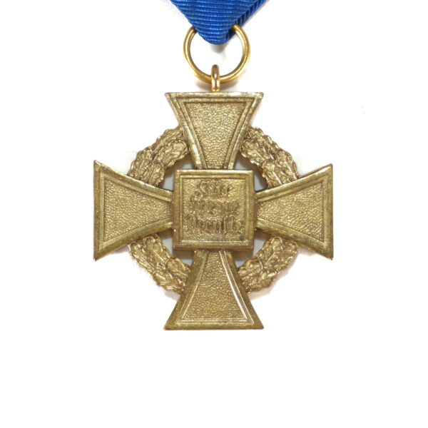 German 40 Years Faithful Civil Service Medal Original GOLD