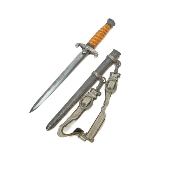 WWII German Heer Officer's Dagger with Original Scabbard and Hanger