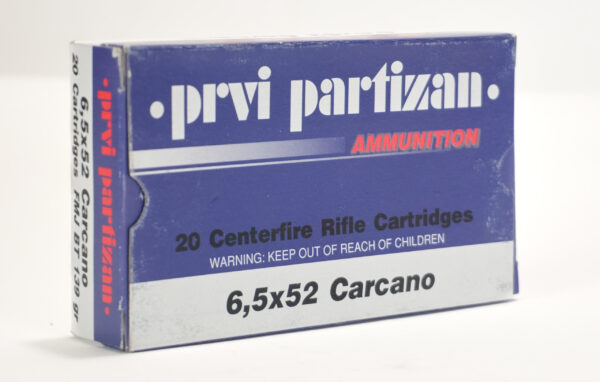 Prvi Partizan Ammunition – 6.5x52mm Carcano 123gr Soft Point (SP)