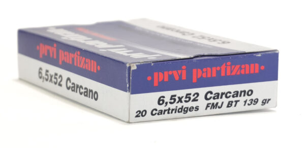 Prvi Partizan Ammunition – 6.5x52mm Carcano 123gr Soft Point (SP)