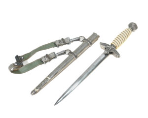 WWII German Luftwaffe Dress Dagger – 2nd Model, White Grip