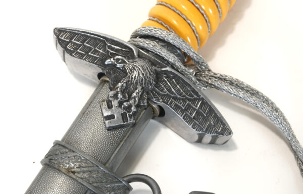WWII German Luftwaffe Dress Dagger – 2nd Model, White Grip