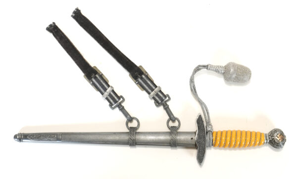 WWII German Luftwaffe Dress Dagger – 2nd Model, White Grip