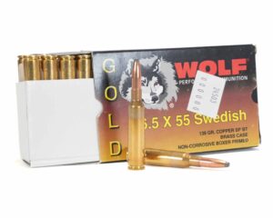Wolf Gold Ammunition – 6.5x55mm Swedish 139gr Soft Point (SP)