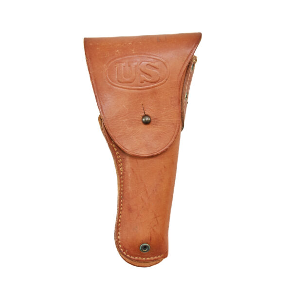 Original WW2 U.S. M1911A1 Brown Leather Flap Holster Boyt 1944 Marked