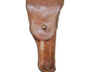 Original WW2 M1911A1 Brown Leather Flap Holster BOYT 1942 Marked
