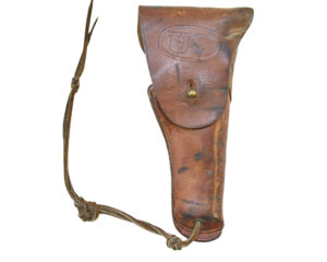 Original WW1 M1911 Leather Flap Holster Perkins Cambell 1917 R.J.M. Marked
