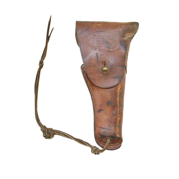 Original WW1 M1911 Leather Flap Holster Perkins Cambell 1917 R.J.M. Marked