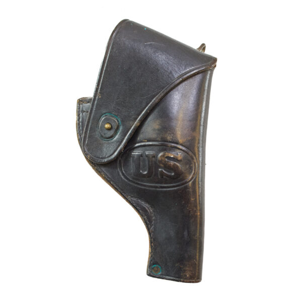 Original Vietnam Era U.S. Leather Revolver Holster RIA L.E.S. Marked