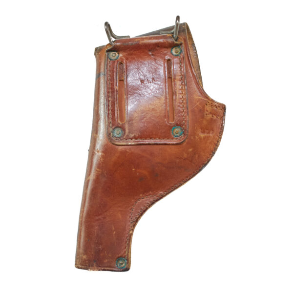 Vietnam-Era U.S. Leather Revolver Holster - RIA L.E.S. Marked - Image 2