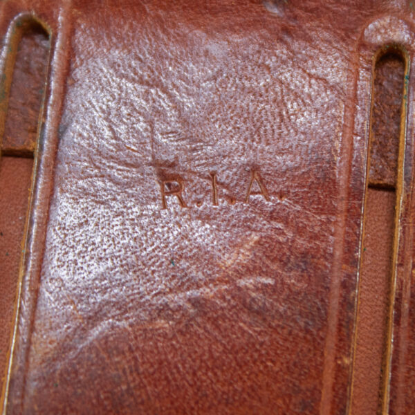 Vietnam-Era U.S. Leather Revolver Holster - RIA L.E.S. Marked - Image 3