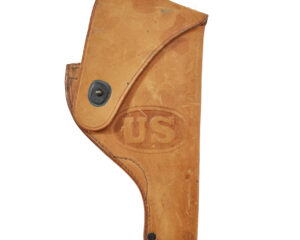 Original Vietnam Era U.S. Leather Revolver Holster RIA V.R.A. Marked