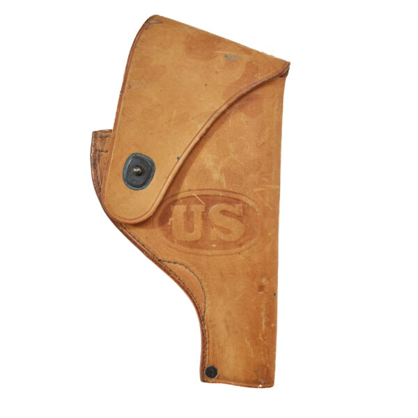 Original Vietnam Era U.S. Leather Revolver Holster RIA V.R.A. Marked