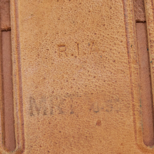 Vietnam-Era U.S. Leather Revolver Holster - RIA V.R.A. Marked - Image 3