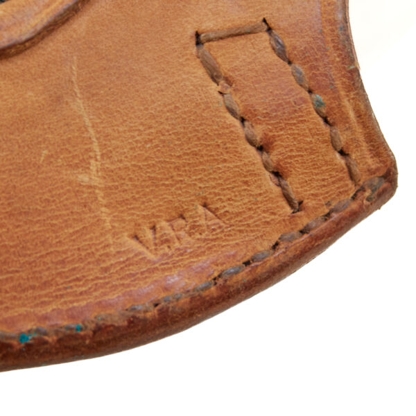 Vietnam-Era U.S. Leather Revolver Holster - RIA V.R.A. Marked - Image 4