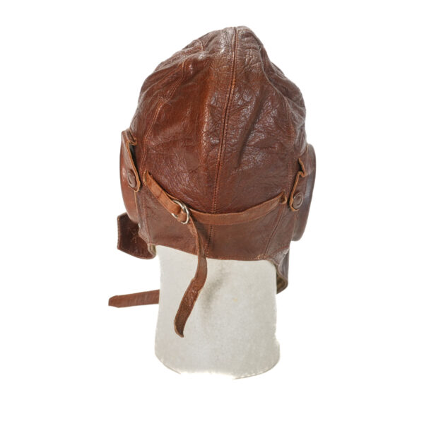 WWII Japanese Leather Flight Cap - Summer Model