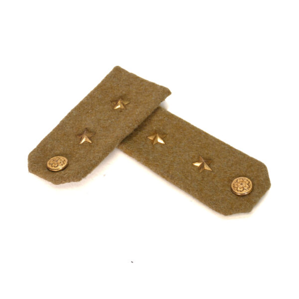 WWII Japanese Army Captain Shoulder Boards - Matched Pair