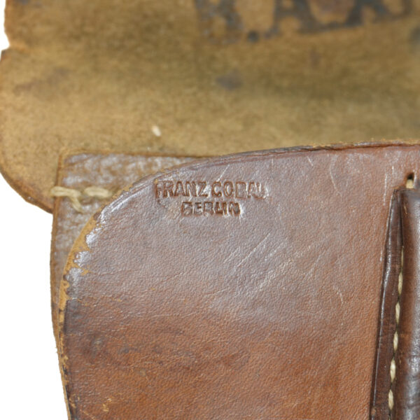 WWII German Holster for Walther PP / Mauser HSc MFG. Franz Cobal Berlin, LZA & B.A.XI Marked