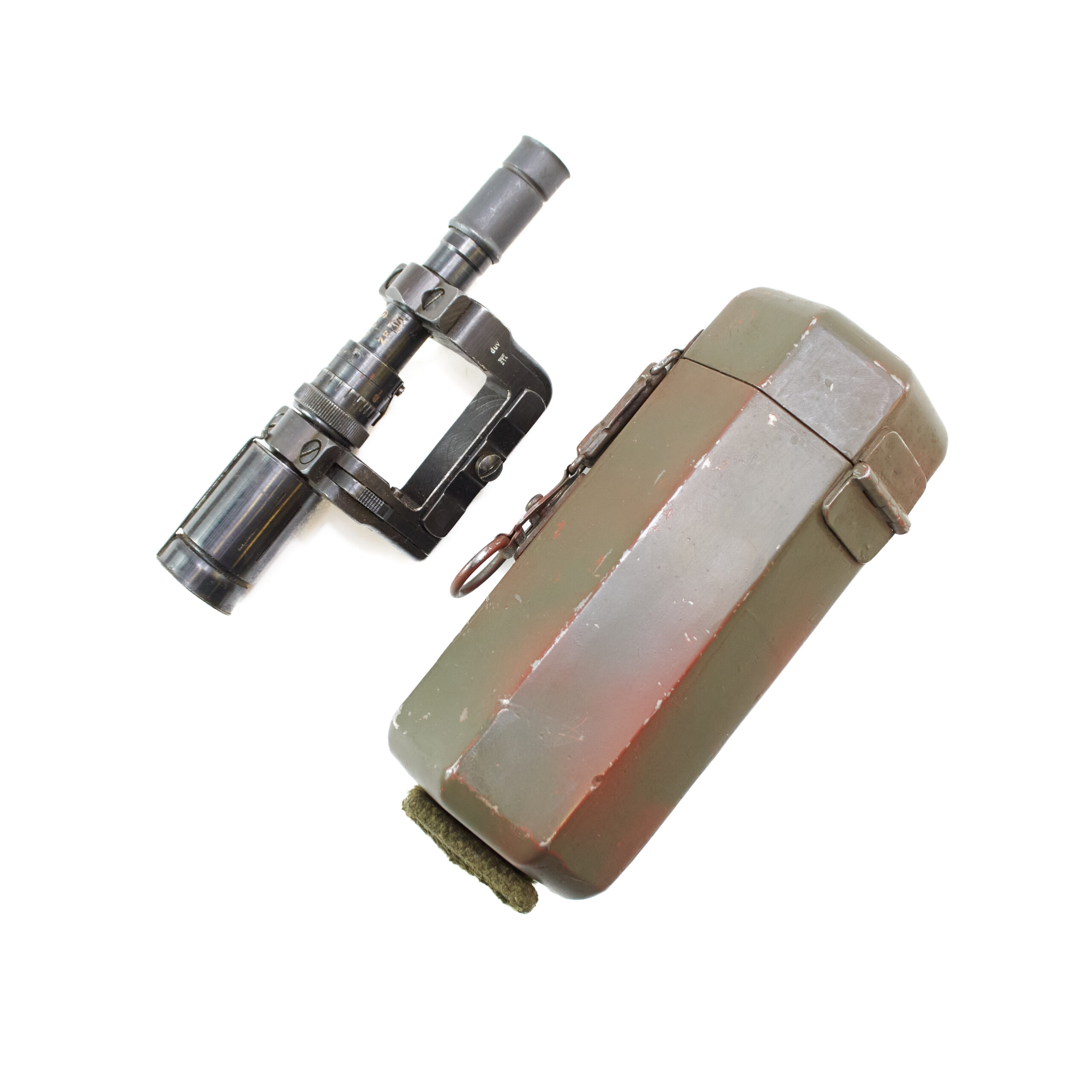 Orignal German ZF-41 Scope duv Eagle 214 W/ Metal Carry Case jvb WaA254 Marked