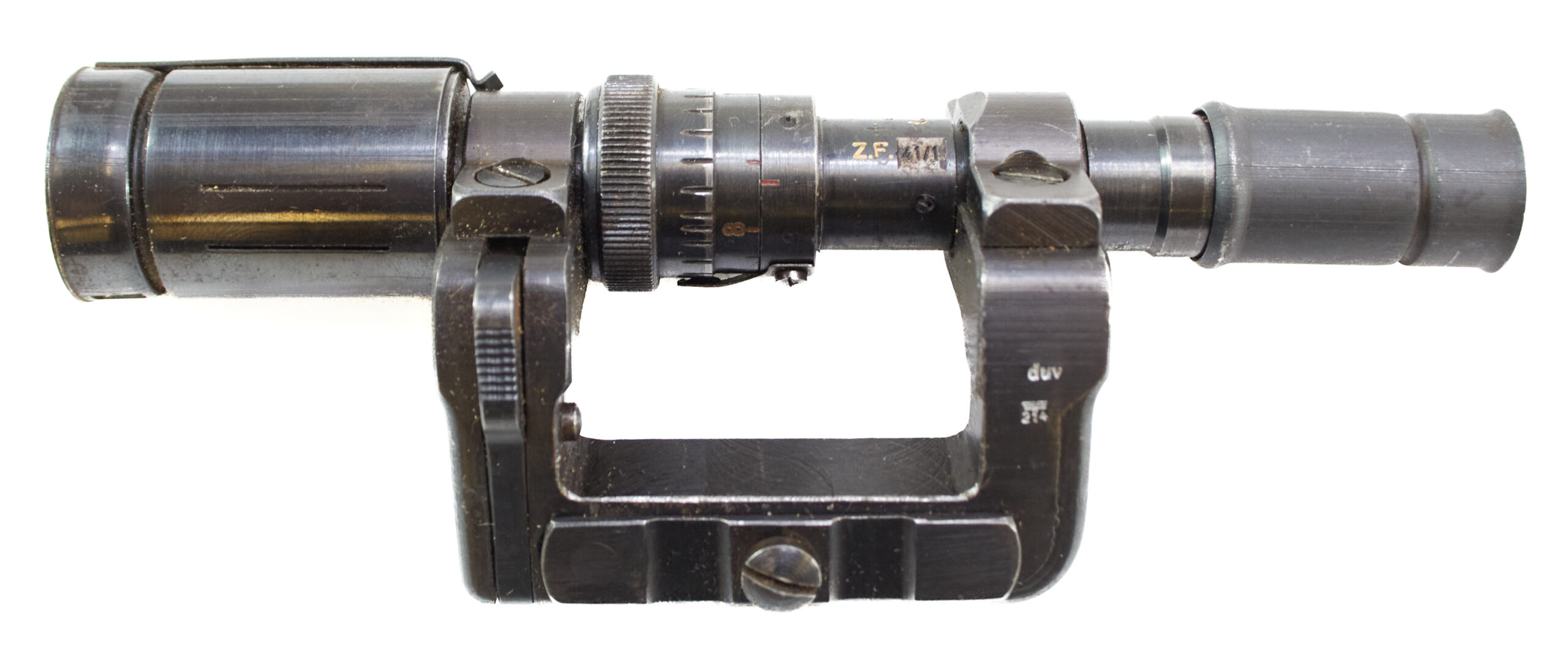 Original German ZF-41 98K Sniper Scope- duv Eagle 214 W/ Metal Carry Case jvb WaA254 Marked - Image 2