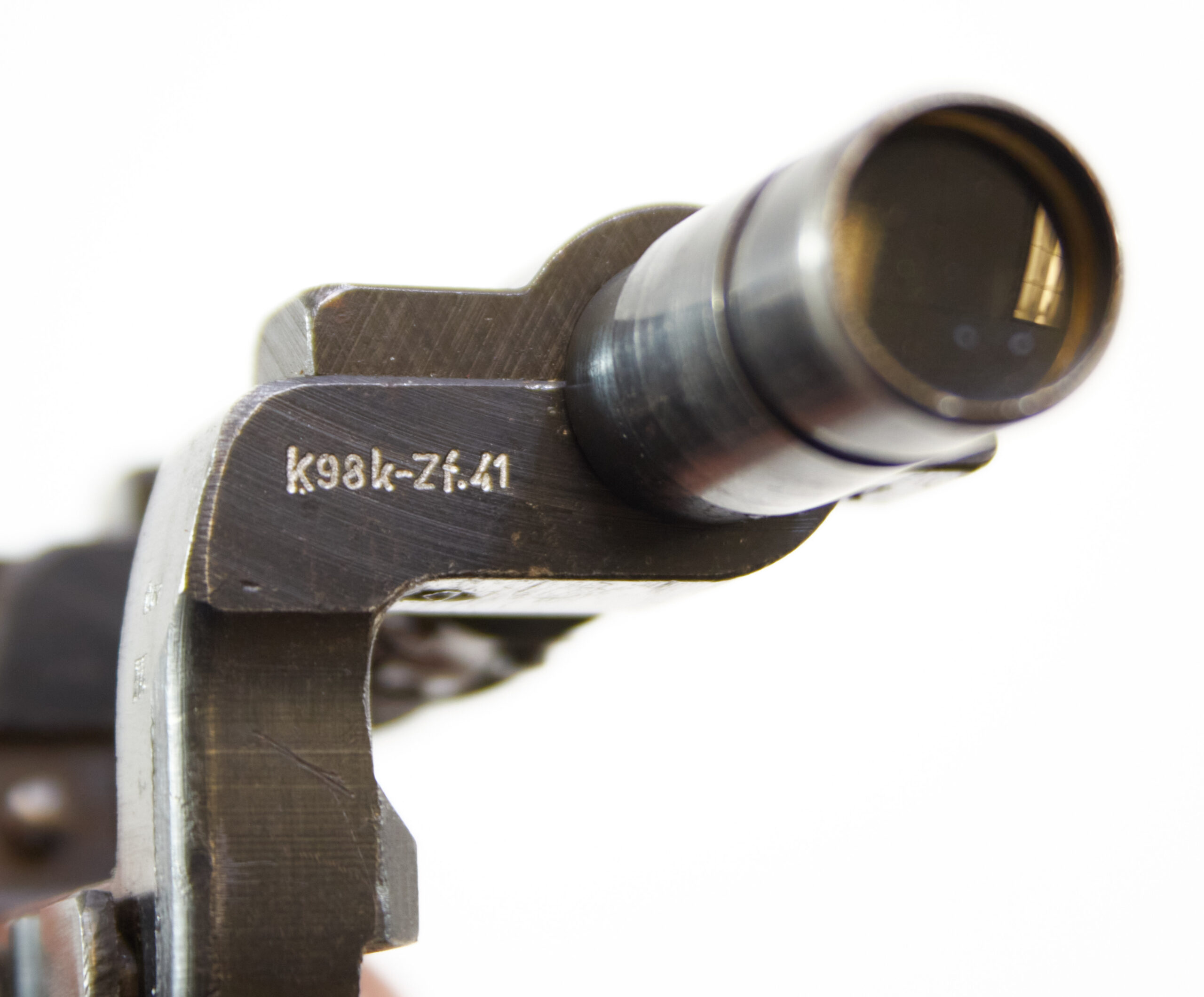 Original German ZF-41 98K Sniper Scope- duv Eagle 214 W/ Metal Carry Case jvb WaA254 Marked - Image 4