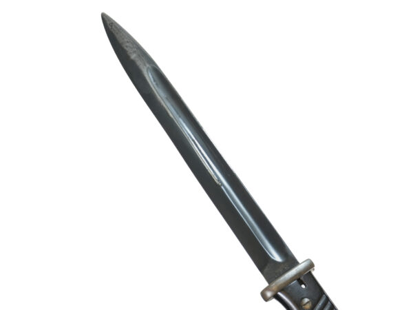 WWII German K98 Bayonet by Carl Eickhorn with Period-Correct Leather Frog