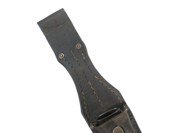 WWII German K98 Bayonet by Carl Eickhorn with Period-Correct Leather Frog