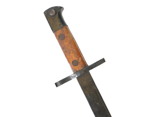 WWII Japanese Type 30 Last-Ditch Bayonet with Rubberized Scabbard and Intact Belt Loops
