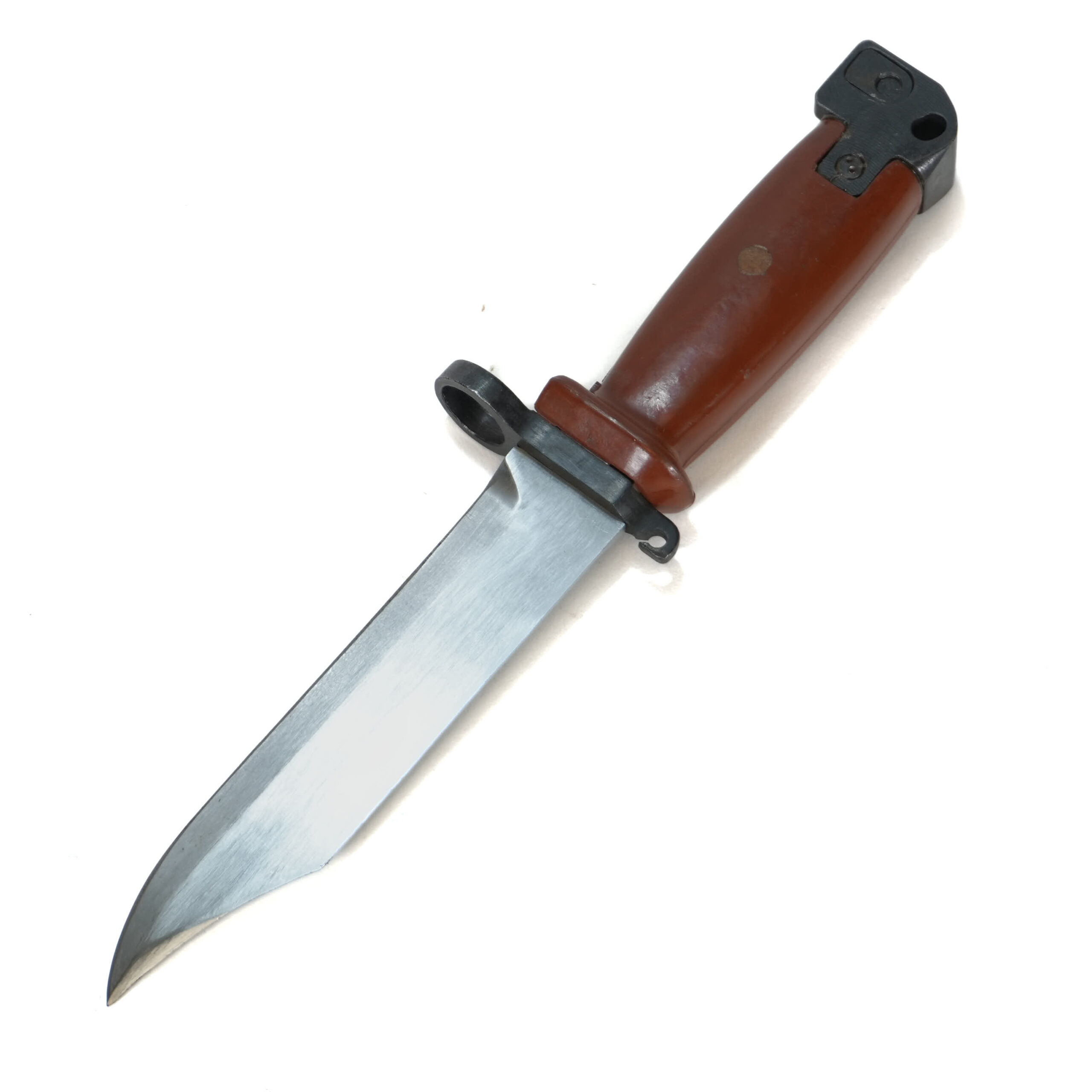 Chinese AKM Type II Bayonet – Red Grip (No Wire Cutter)