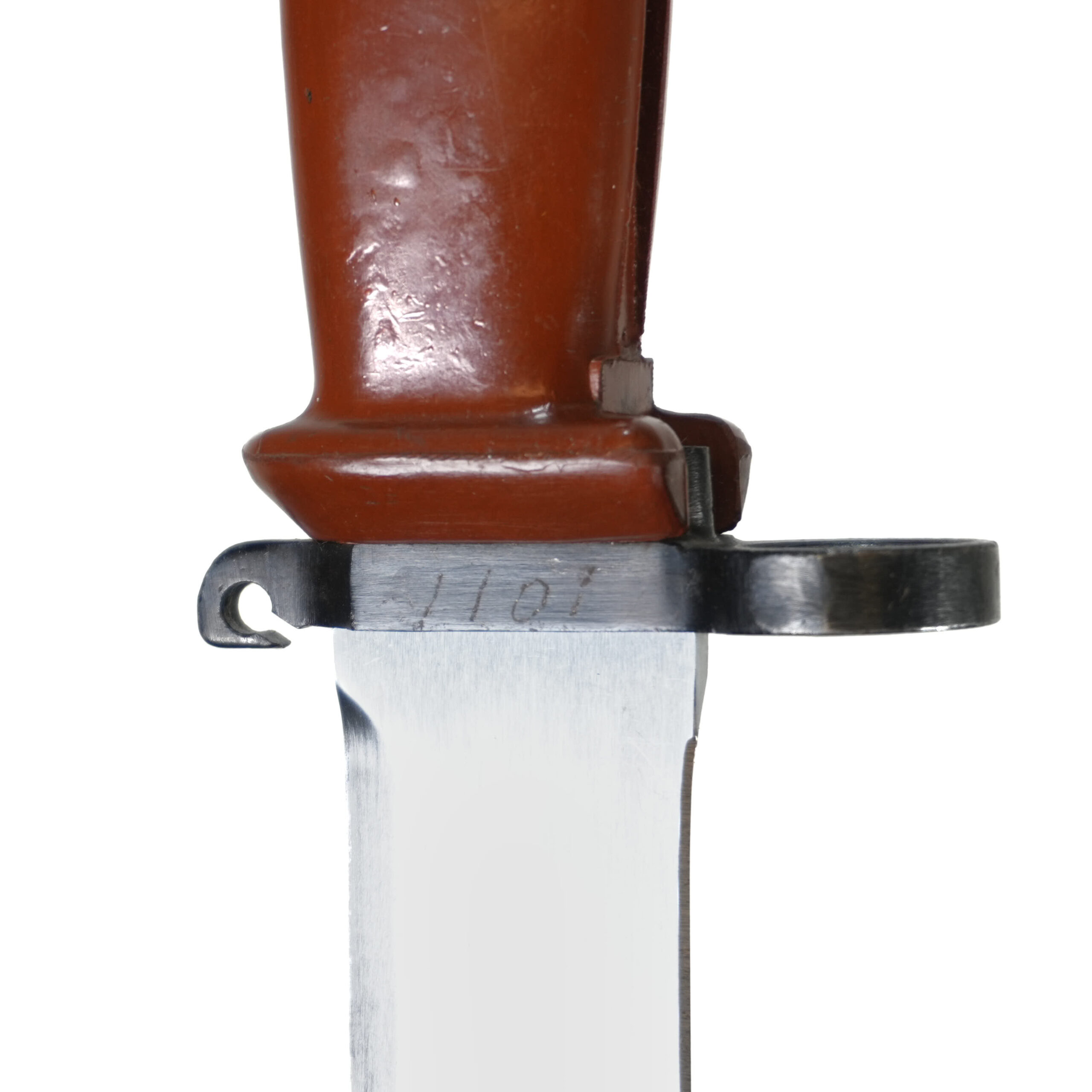 Chinese AKM Type II Bayonet – Red Grip (No Wire Cutter)