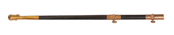 Original United States Navy Officers sword by Hilborn-Hamburger with travel case, box, and belt - Image 22