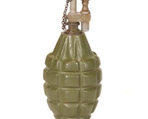 Authentic Mk II “Pineapple” Grenade Cigarette Lighter — Inert, Littlestown Foundry Marked