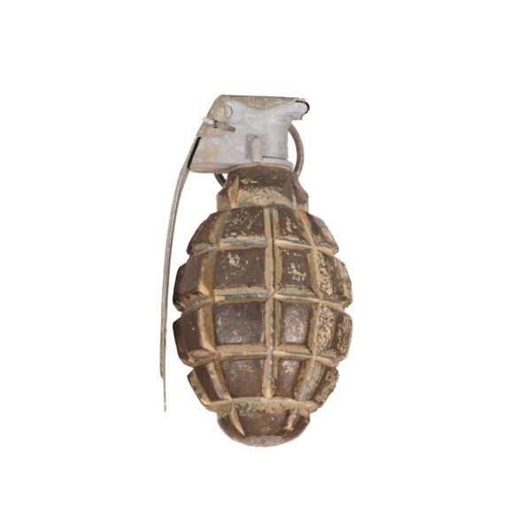 Authentic WWI French F1 Hand Grenade — MKII Fuze — INERT — Pirotechnie Militaire de Bourges - Image 3