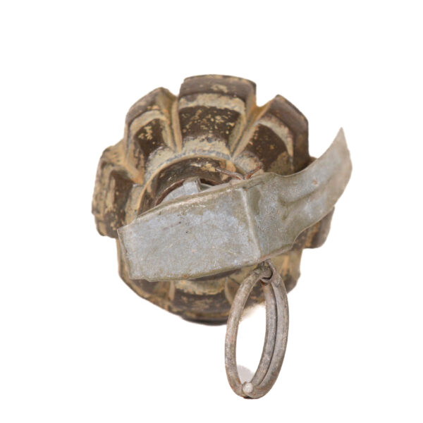 Authentic WWI French F1 Hand Grenade — MKII Fuze — INERT — Pirotechnie Militaire de Bourges - Image 2